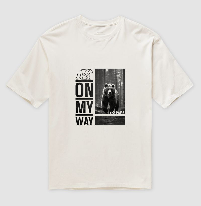 Camiseta Branca Yes Papi — On My Way