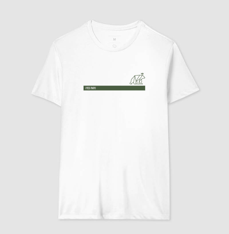 Camiseta Yes Papi - Tarja - Verde Militar