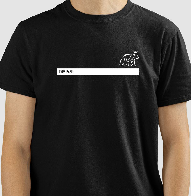Camiseta Yes Papi - Tarja Branca
