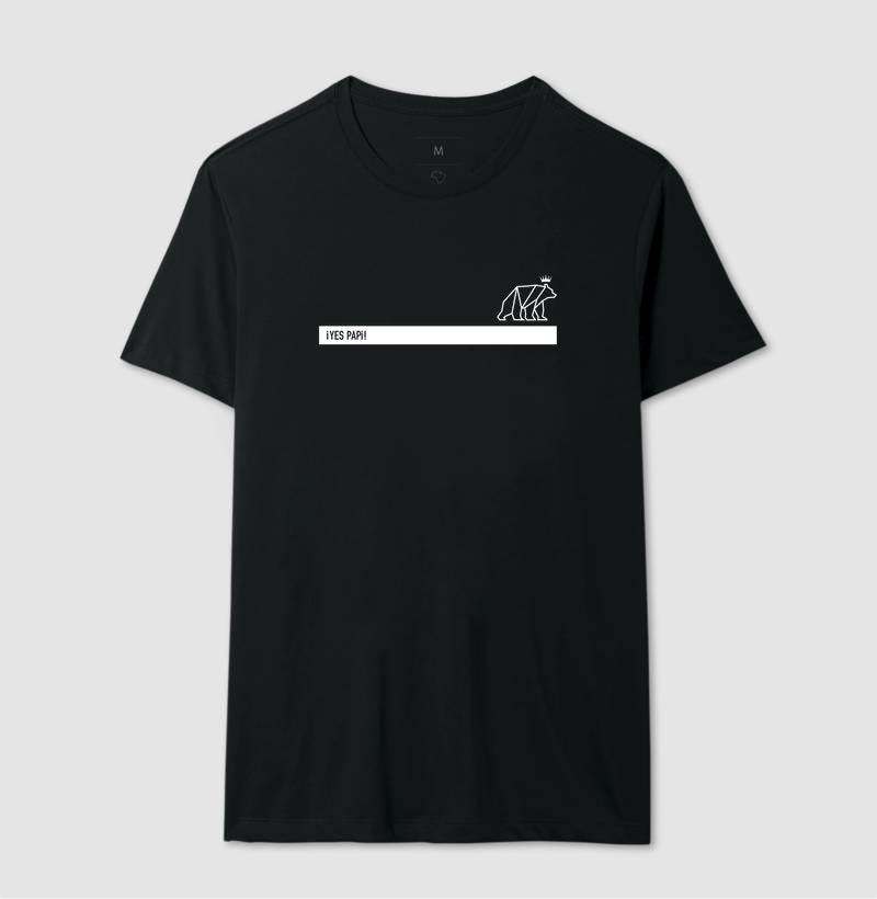Camiseta Yes Papi - Tarja Branca