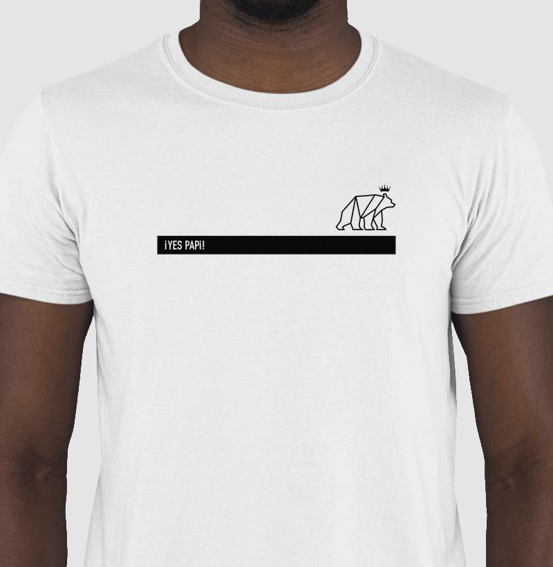 Camiseta Yes Papi - Tarja - Preta
