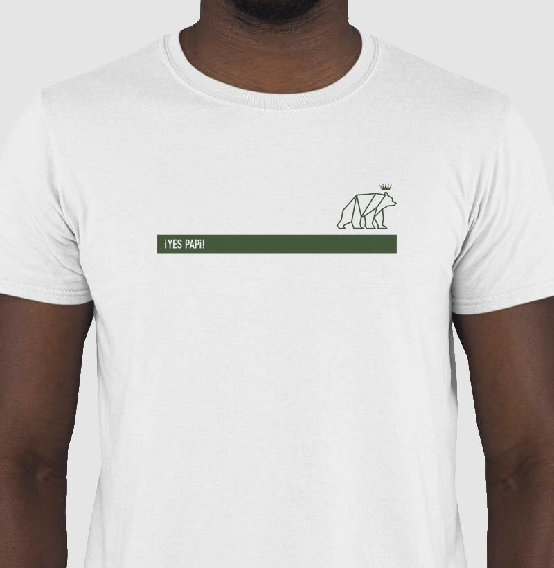 Camiseta Yes Papi - Tarja - Verde Militar