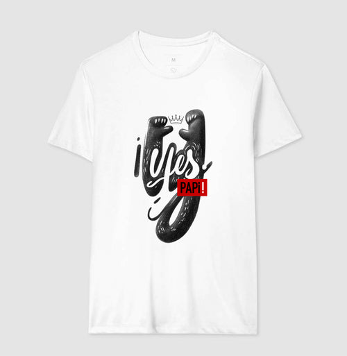 Camiseta Branca - Bear Hug - Yes Papi