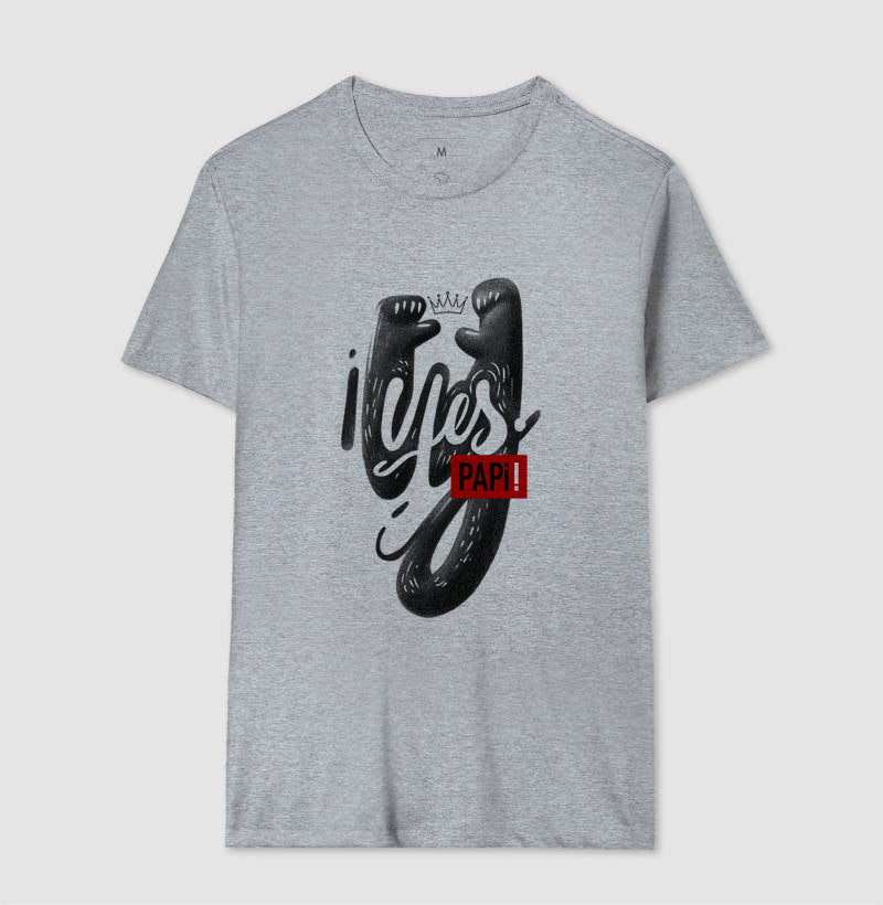 Camiseta Branca - Bear Hug - Yes Papi