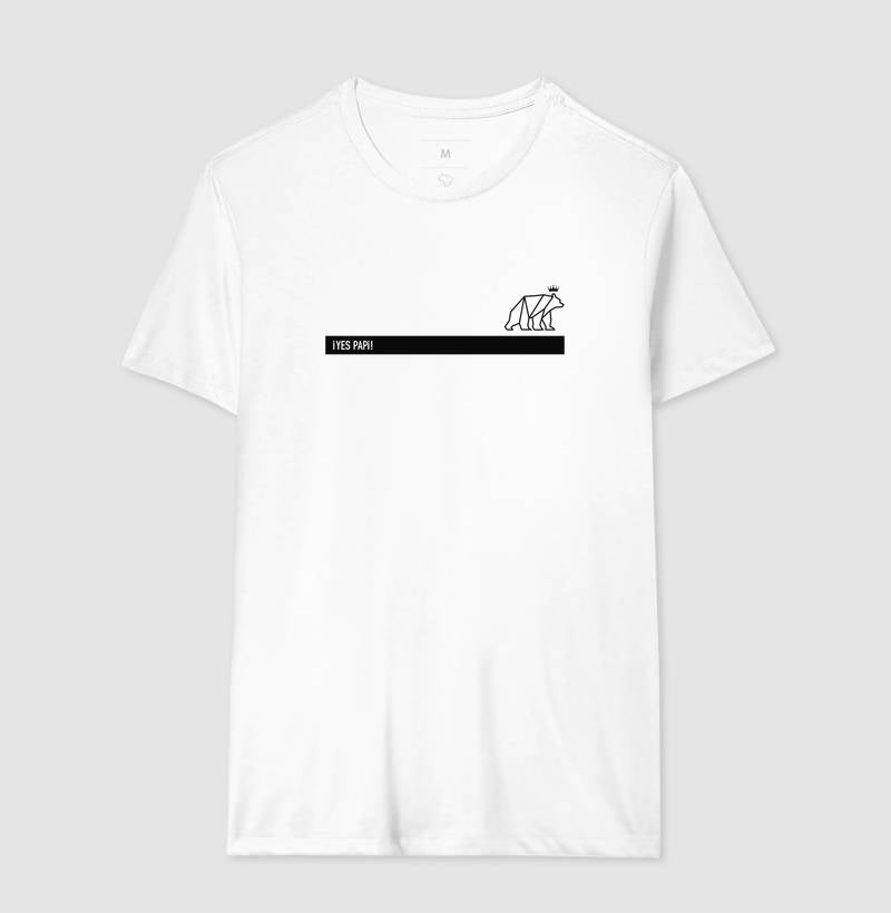 Camiseta Yes Papi - Tarja - Preta